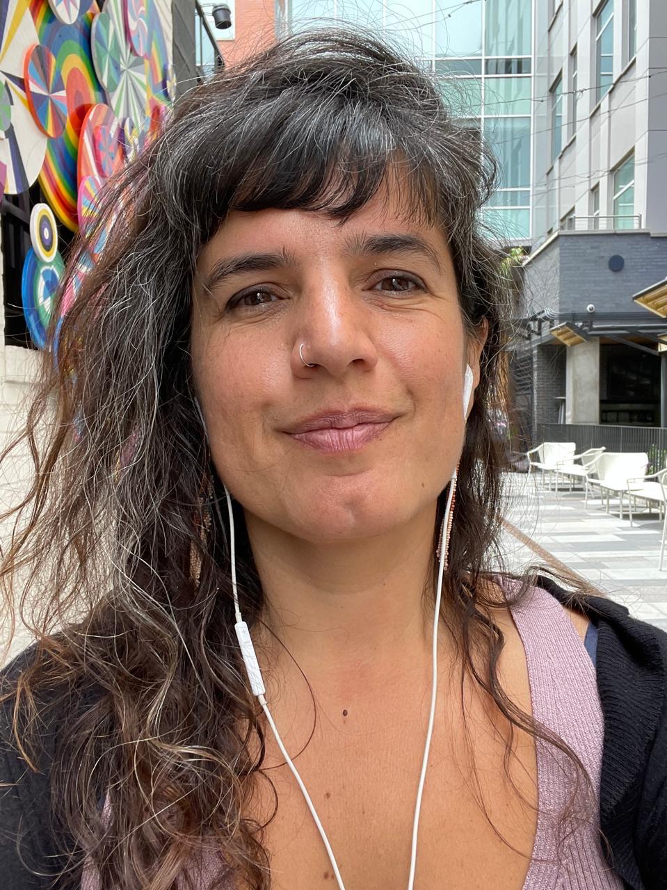Retrato da professora Naíla Andrade